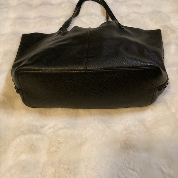 Rebecca Minkoff Black Tote with Whipstitch Detail - Picture 5 of 7